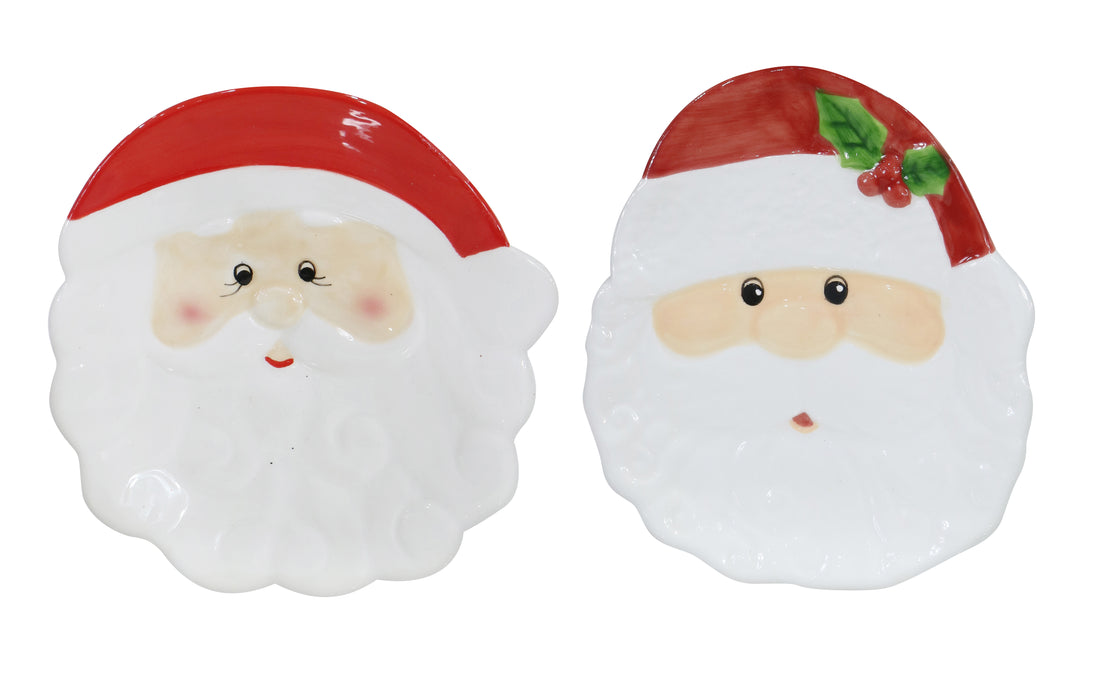 Ceramic Santa Dish Asstd