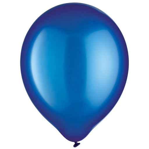 Latex Balloons Pearl 15CT Bright Royal Blue 30cm 15pk