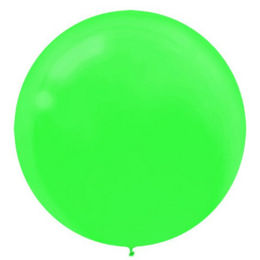 Latex Balloons Festive Green 60cm 4pk