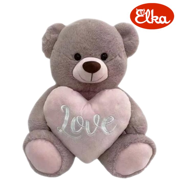 Bear Belle with Heart Pink 30cm