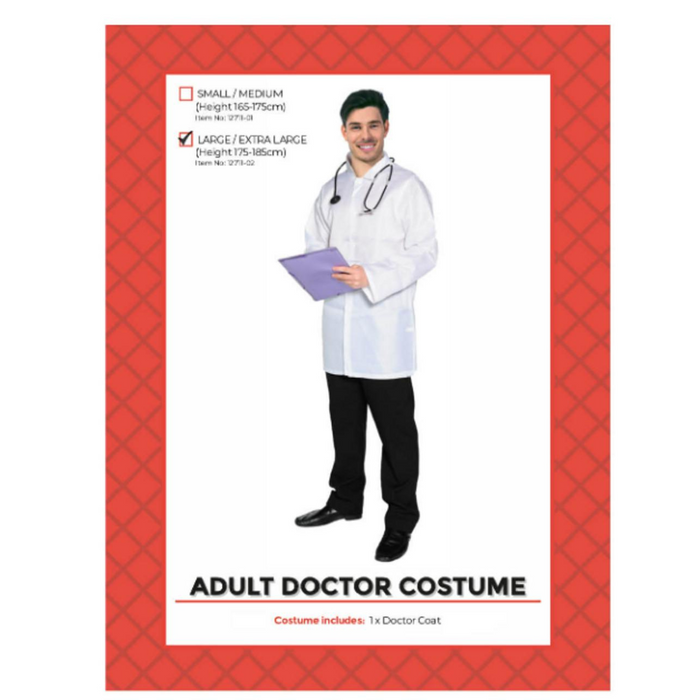 Adult Doctor Costume (L/XL)