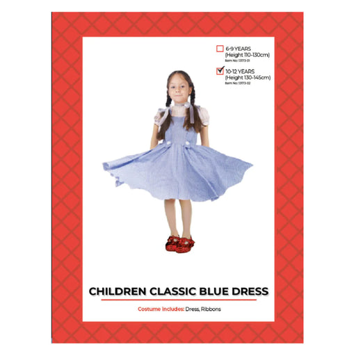 Children Classic Blue Dress (10-12 years)