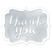 Thank You Stickers White 50pk