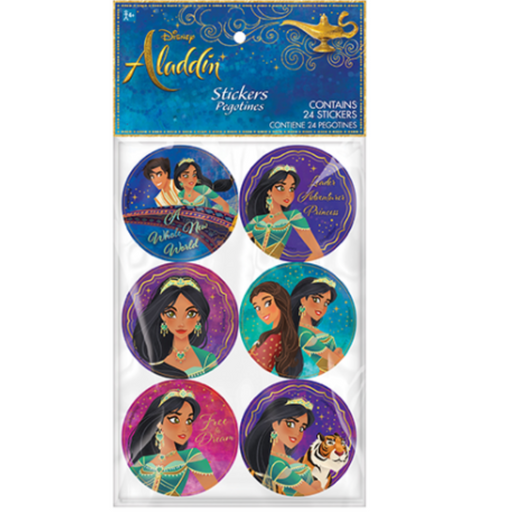 Aladdin Stickers 24pk