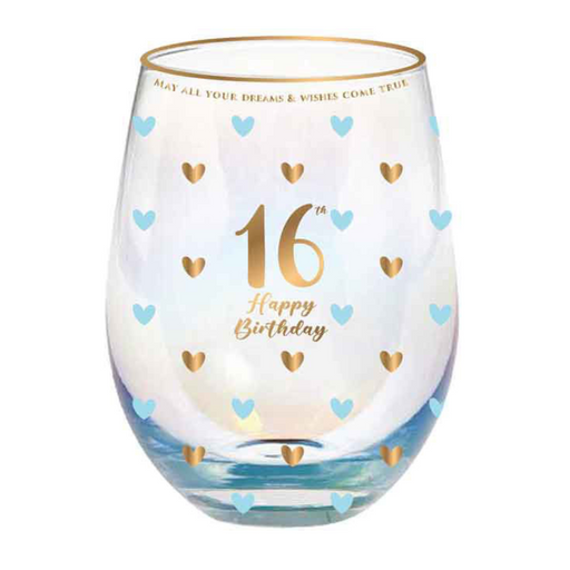 Ronis 16th Sweet Heart Stemless Glass 600ml