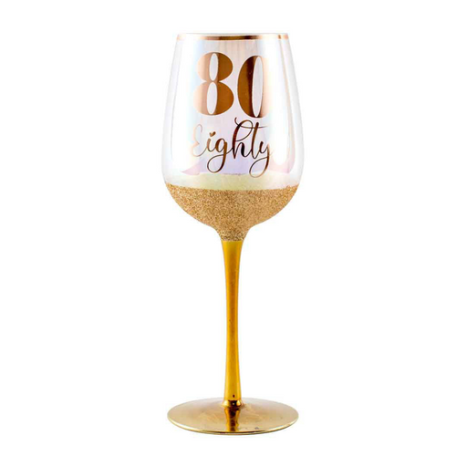 Ronis 18 Gold Glitterati Wine Glass 430ml