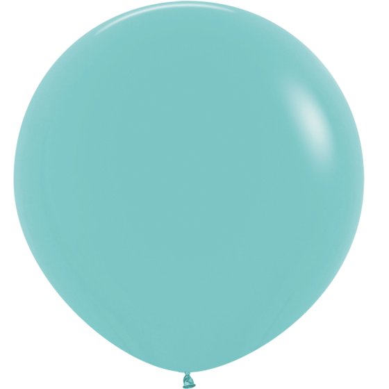 Sempertex Fashion Aquamarine Green Latex Balloons 037 90cm 2pk