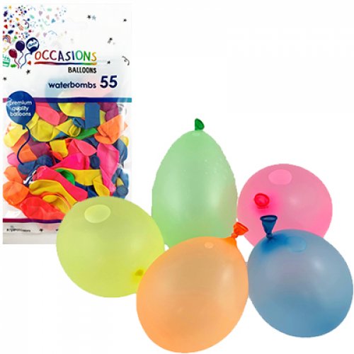 Waterbomb Balloons 55pk