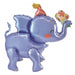 Foil Balloon AirZ Standing Elephant