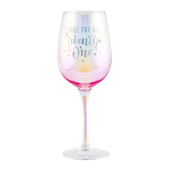 Ronis 21 Wine Holographic Glass 430ml