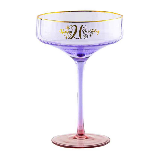 Ronis 21st Fluted Coupe Glass 300ml