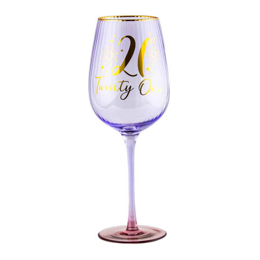 Ronis 21st Fluted Wine Glass 400ml