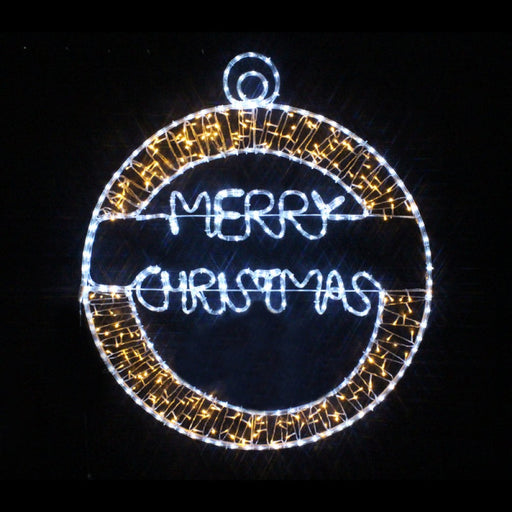 Ronis 240 LED Motif Rope Light Merry Christmas 130cm