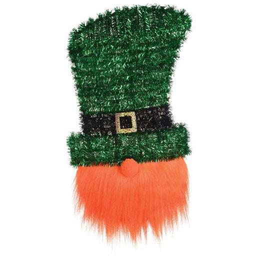 Leprechaun Head Deluxe Hanging Tinsel Decoration