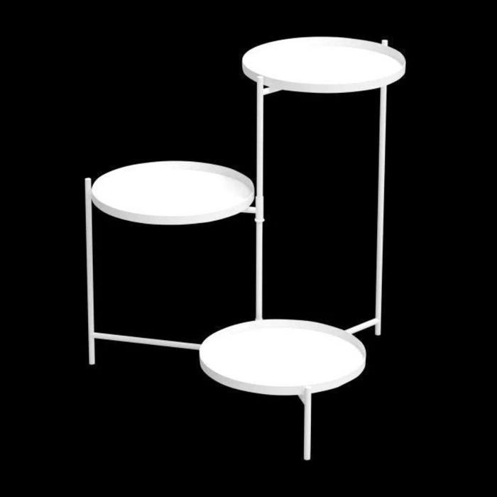 Ronis 3 Tier Pot Holder 40cm White