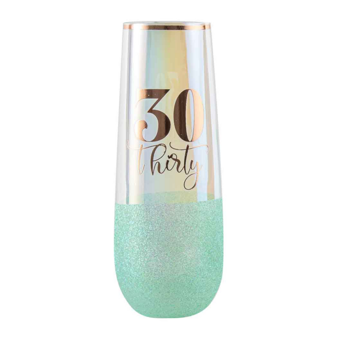 Ronis 30 Glitterati Colour Stemless Champagne 16cm 180ml