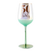 Ronis 30 Glitterati Wine Glass Green 430ml