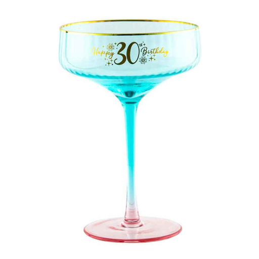 Ronis 30th Fluted Coupe Glass 300ml