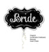 Foil Balloon SuperShape Bride Chalkboard Marquee P35