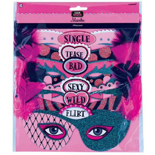 Bachelorette Paper Mask 6pk