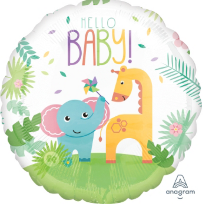 Foil Balloon Jumbo Fisher Price Hello Baby P38 HX