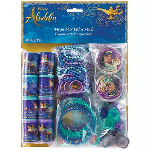 Aladdin Mega Mix Favors Value Pack 48pk