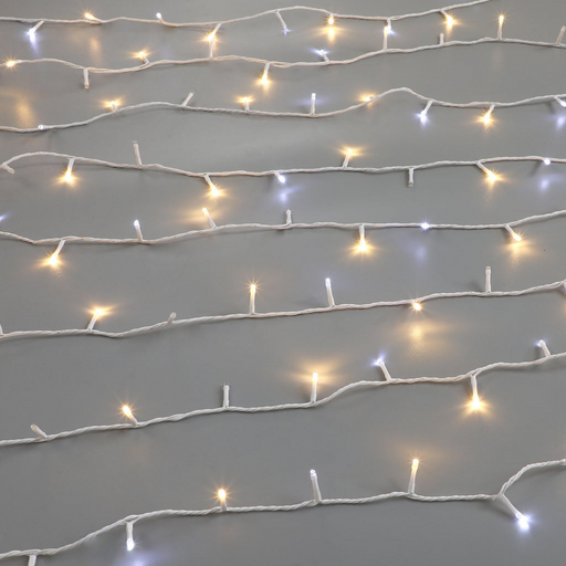 Ronis 400 LED Fairy Lights Sparkle White Warm White Lights