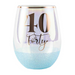 Ronis 40 Glitter Stemless Blue 600ml