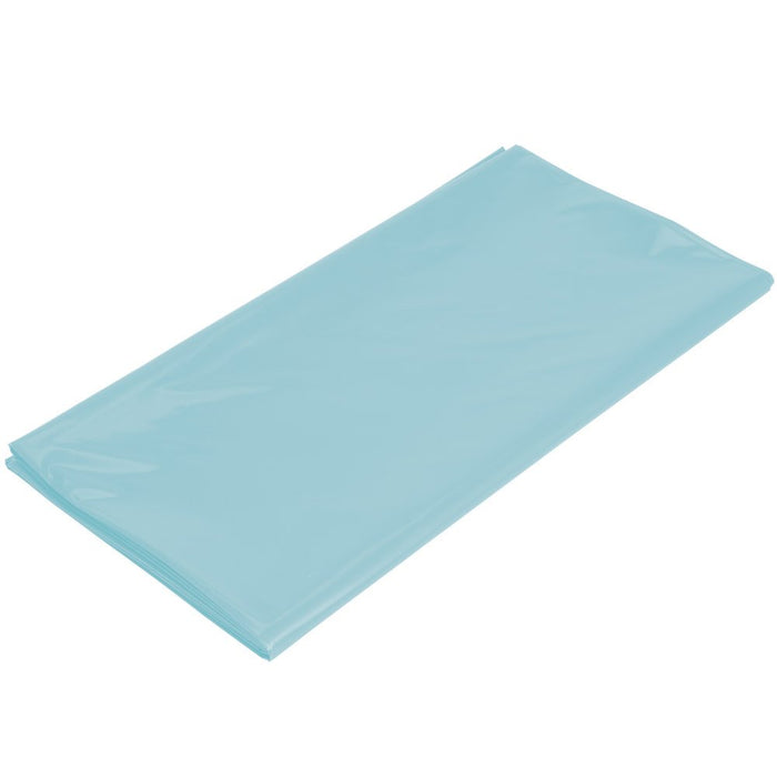 Plastic Rectangular Tablecover Pastel Blue