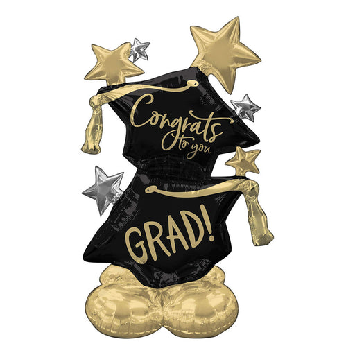 Foil Balloon Airloonz Congrats to You Grad Hats 83cm