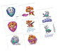 Paw Patrol Girl Tattoo Favors