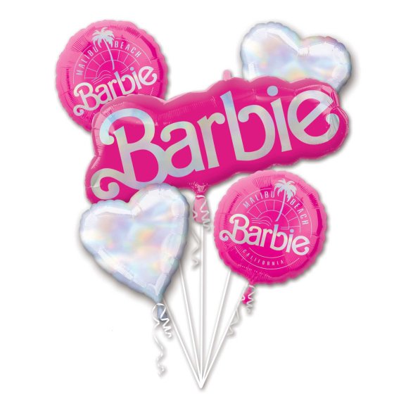 Foil Bln Bouquet Barbie P76