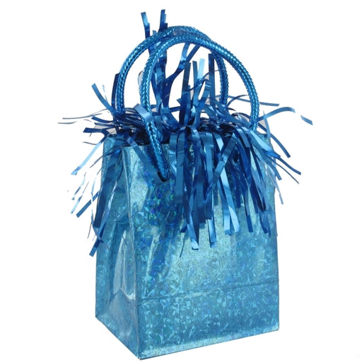 Gift Bag Balloon Weight Prismatic Baby Blue