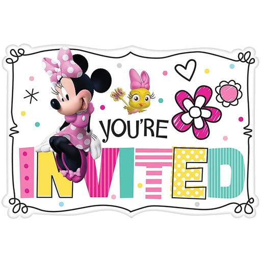 Minnie Mouse Happy Helpers Postcard Invitations 8pk