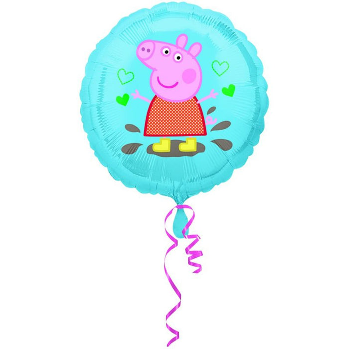 Foil Balloon Standard HX Peppa Pig Golden Boots S60 45cm