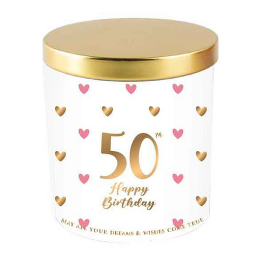 Ronis 50 Sweet Heart Candle Vanilla/Lavender 215gm 8x9cm