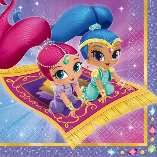 Shimmer and Shine Lunch Napkins 16pk