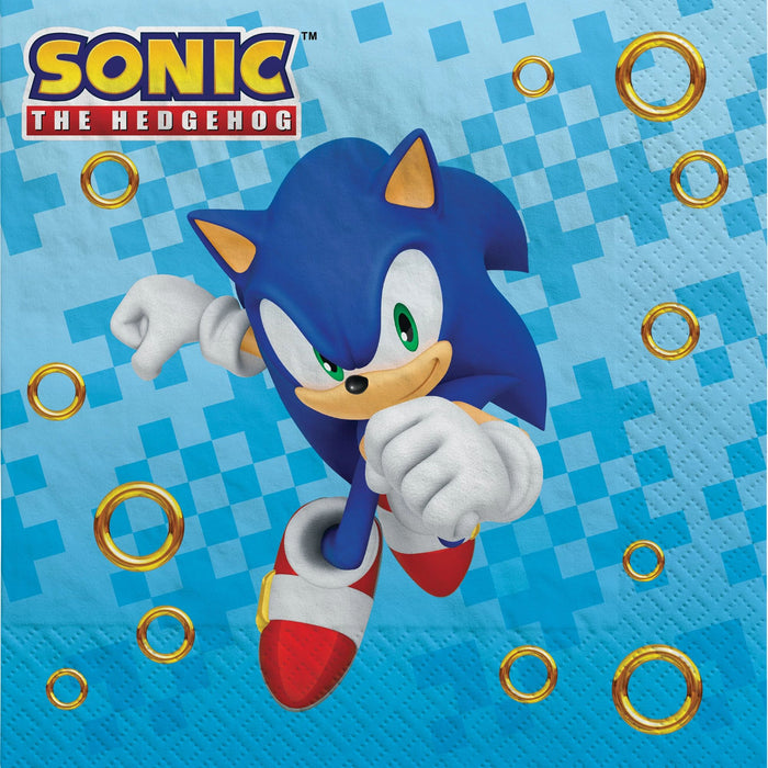 Sonic the Hedgehog Lunch Napkins