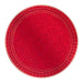 Paper Plate Prismatic Apple Red Round 17cm 8pk