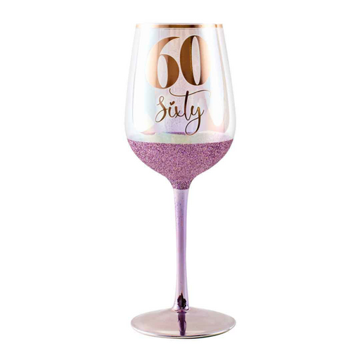 Ronis 60 Glitterati Wine Glass Purple 430ml