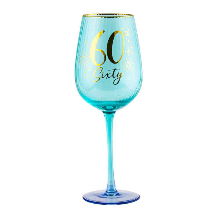 Ronis 60th Fluted Wine Glass 400ml