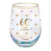 Ronis 60th Sweet Heart Stemless Glass 600ml