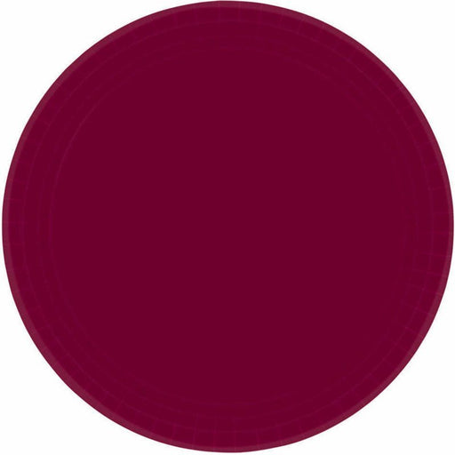 Paper Plates Round Berry 17cm 20pk