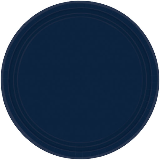 Paper Plates Round 20CT Navy 23cm 20pk