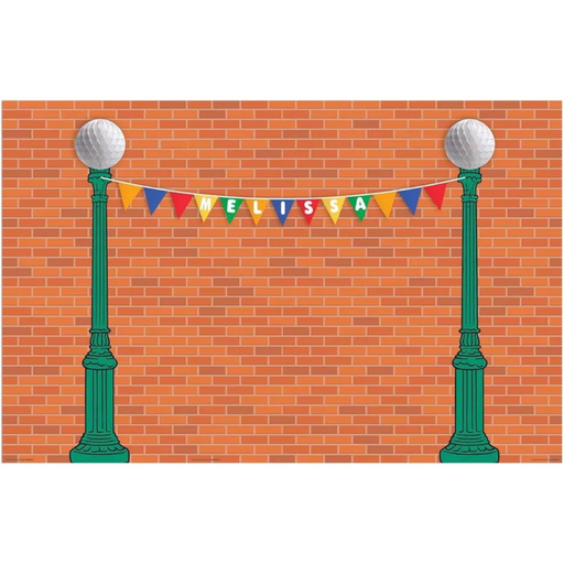 Sesame Street Customisable Backdrop Kit 16pk