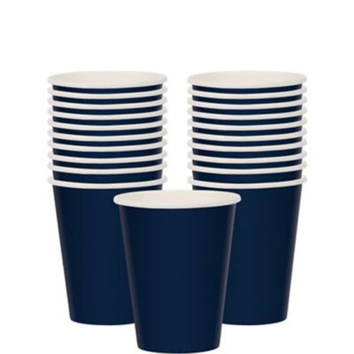 Cups Paper Navy 266ml 20pk