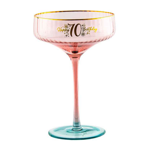 Ronis 70th Fluted Coupe Glass 310ml