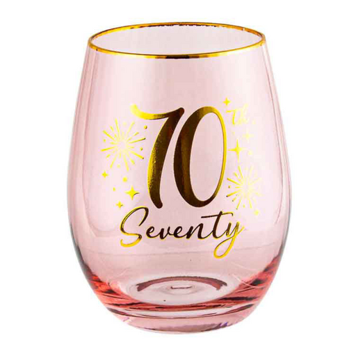 Ronis 70th Fluted Stemless Glass 13cm 600ml