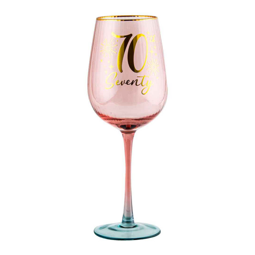 Ronis 70th Fluted Wine Glass 400ml