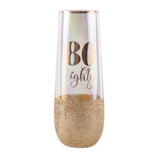 Ronis 80 Glitterati Colour Stemless Champagne 16cm 180ml